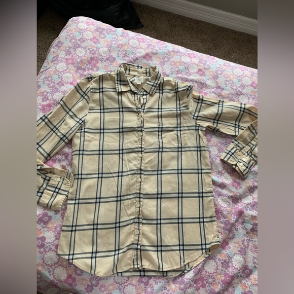 J.CREW “boy fit” button up long sleeve blouse size Small - Picture 5 of 5